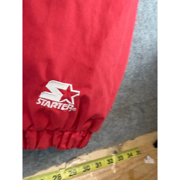 Vintage Wisconsin Badgers Starter Jacket Mens XL 1/4 Zip Collegiate Sportswear - Picture 8 of 8